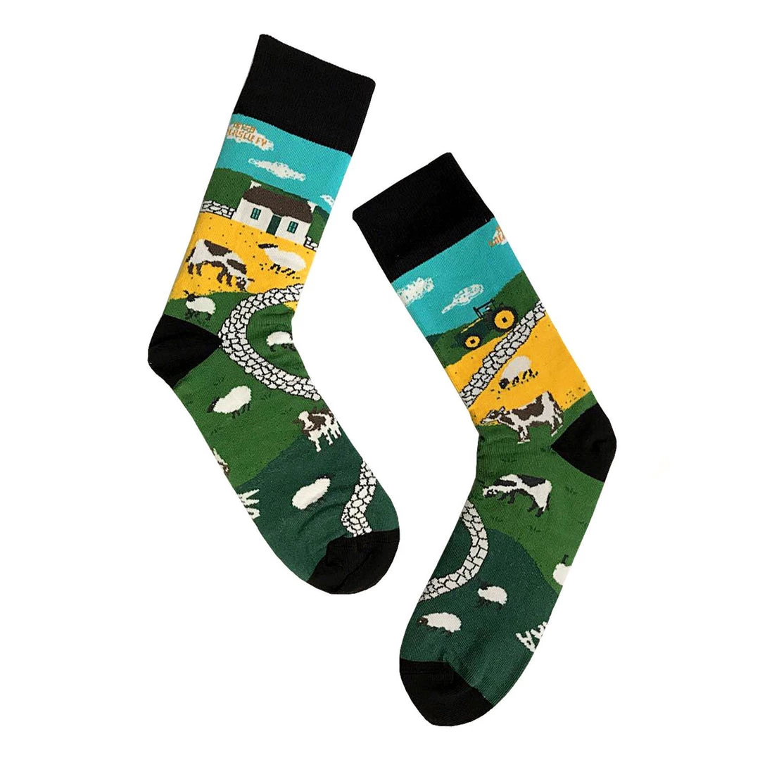 Irish Socksciety THE IRISH LANDSCAPE - Funny Irish Socks Made In Ireland
