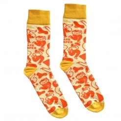 Irish Socksciety Fushia Orange - Funny Irish Socks Made In Ireland