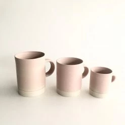John Ryan Ceramics BABY PINK - Mug - Hand Thrown Contemporary Irish Pottery