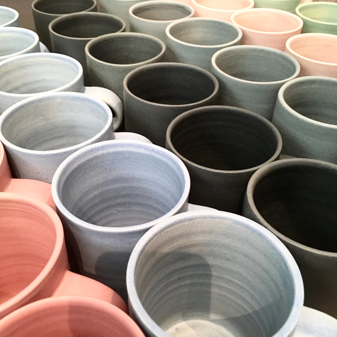 John Ryan Ceramics BOY BLUE - Mug - Hand Thrown Contemporary Irish Pottery