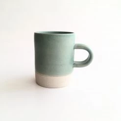 John Ryan Ceramics All Pottery IRISH GREEN - Mug - Hand Thrown Contemporary Irish Pottery