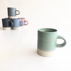 John Ryan Ceramics All Pottery IRISH GREEN - Mug - Hand Thrown Contemporary Irish Pottery