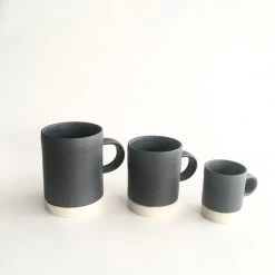 John Ryan Ceramics CHARCOAL - Mug - Hand Thrown Contemporary Irish Pottery All Pottery