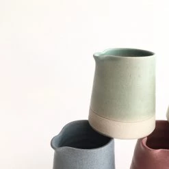 John Ryan Ceramics IRISH GREEN - Mini Creamer - Hand Thrown Contemporary Irish Pottery