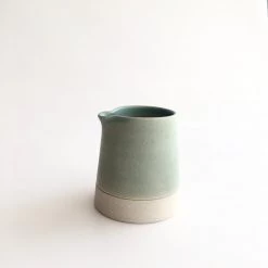 John Ryan Ceramics IRISH GREEN - Mini Creamer - Hand Thrown Contemporary Irish Pottery