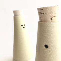 John Ryan Ceramics CANDY YELLOW - Salt & Pepper Shaker - Hand Thrown Contemporary Irish Pottery