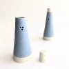John Ryan Ceramics BOY BLUE - Salt & Pepper Shaker - Hand Thrown Contemporary Irish Pottery