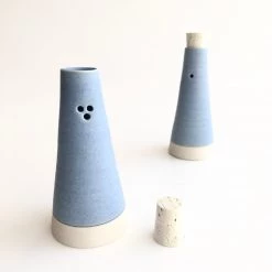 John Ryan Ceramics BOY BLUE - Salt & Pepper Shaker - Hand Thrown Contemporary Irish Pottery