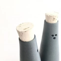 John Ryan Ceramics CHARCOAL - Salt & Pepper Shaker - Hand Thrown Contemporary Irish Pottery