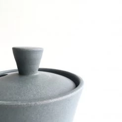 John Ryan Ceramics All Pottery SUGAR BOWL - Soft Grey - Hand Thrown Contemporary Irish Pottery