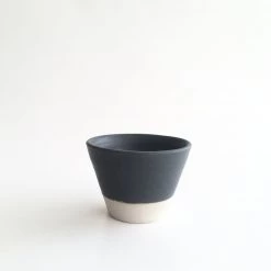 John Ryan Ceramics CHARCOAL - Dip Bowl - Hand Thrown Contemporary Irish Pottery