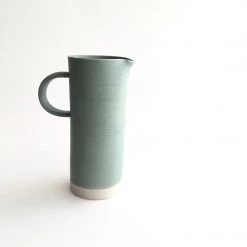 John Ryan Ceramics All Pottery IRISH GREEN - Tall Handled Jug - Hand Thrown Contemporary Irish Pottery
