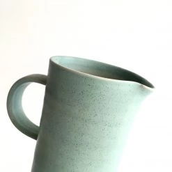 John Ryan Ceramics All Pottery IRISH GREEN - Tall Handled Jug - Hand Thrown Contemporary Irish Pottery