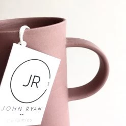 John Ryan Ceramics HOT PINK - Tall Handled Jug - Hand Thrown Contemporary Irish Pottery