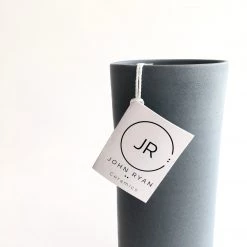 John Ryan Ceramics VASE - Soft Grey - Hand Thrown Contemporary Irish Pottery All Pottery