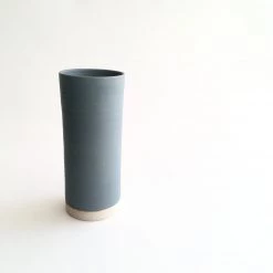 John Ryan Ceramics VASE - Soft Grey - Hand Thrown Contemporary Irish Pottery All Pottery