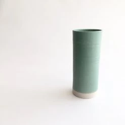 John Ryan Ceramics All Pottery IRISH GREEN - Vase - Hand Thrown Contemporary Irish Pottery