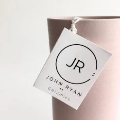 John Ryan Ceramics BABY PINK - Vase - Hand Thrown Contemporary Irish Pottery