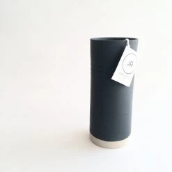 John Ryan Ceramics All Pottery CHARCOAL - Vase - Hand Thrown Contemporary Irish Pottery