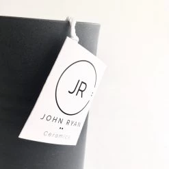 John Ryan Ceramics All Pottery CHARCOAL - Vase - Hand Thrown Contemporary Irish Pottery