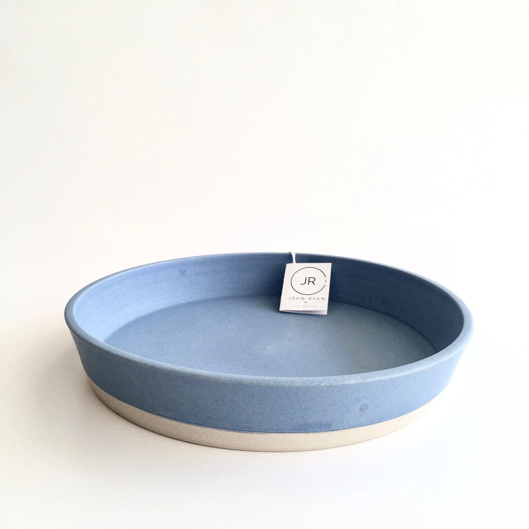 John Ryan Ceramics BOY BLUE - Serving Dish - Hand Thrown Contemporary Irish Pottery All Pottery