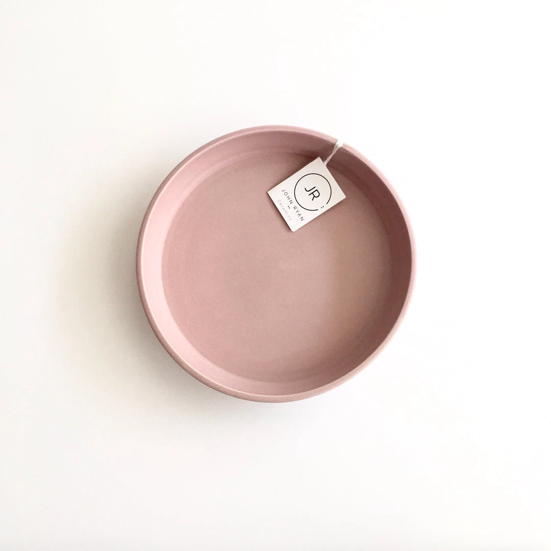 John Ryan Ceramics BABY PINK - Serving Dish - Hand Thrown Contemporary Irish Pottery
