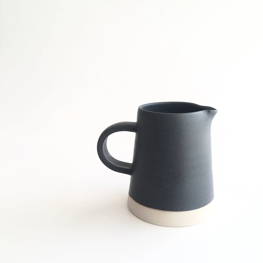 John Ryan Ceramics CHARCOAL - Conical Jug - Hand Thrown Contemporary Irish Pottery All Pottery