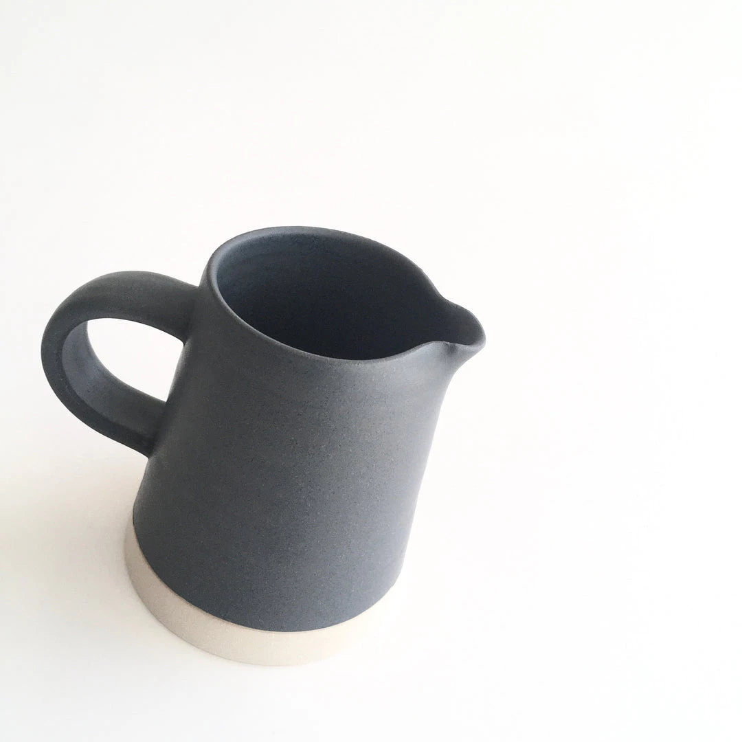 John Ryan Ceramics CHARCOAL - Conical Jug - Hand Thrown Contemporary Irish Pottery All Pottery