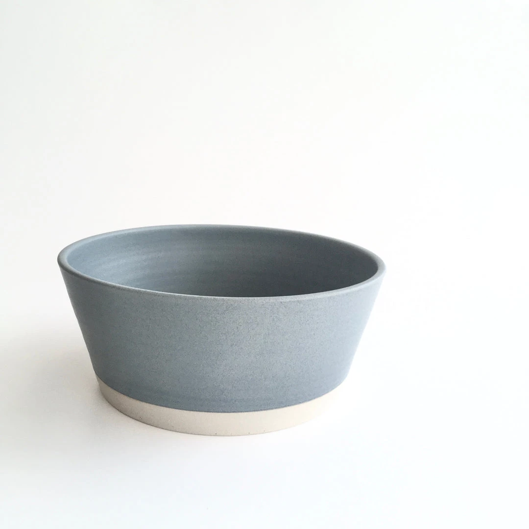 John Ryan Ceramics FRUIT BOWL - Soft Grey - Hand Thrown Contemporary Irish Pottery All Pottery