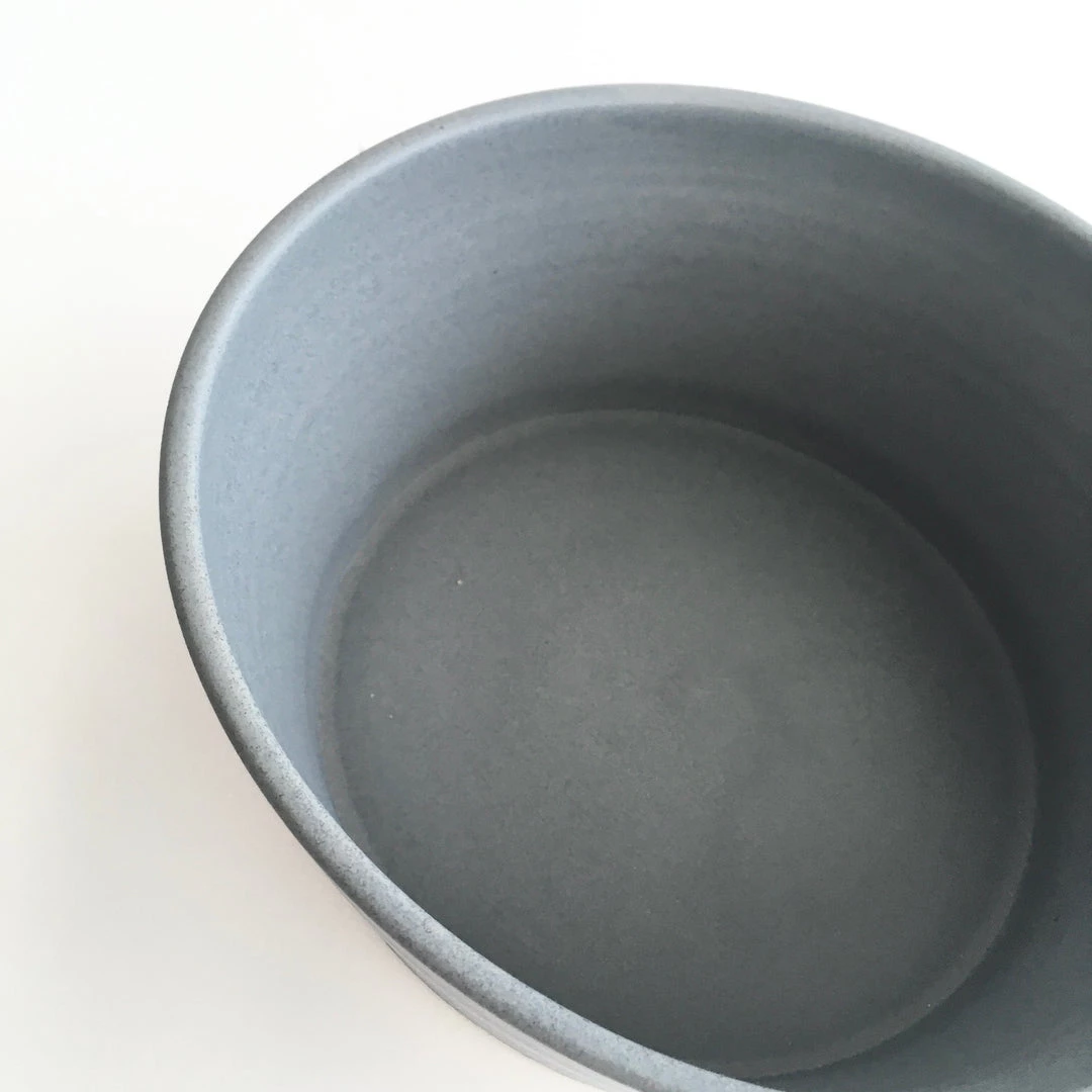 John Ryan Ceramics FRUIT BOWL - Soft Grey - Hand Thrown Contemporary Irish Pottery All Pottery