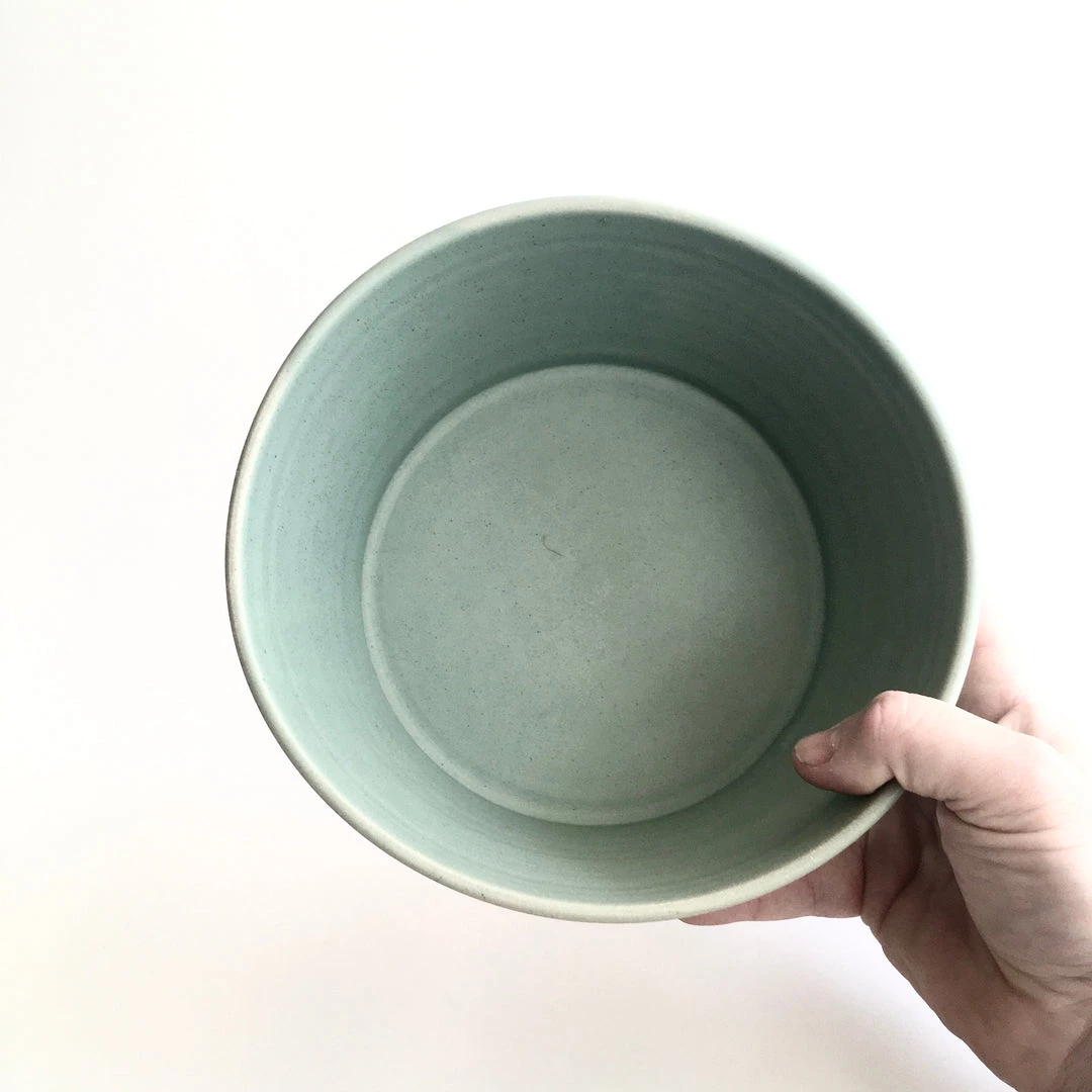 John Ryan Ceramics IRISH GREEN - Fruit Bowl - Hand Thrown Contemporary Irish Pottery All Pottery