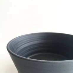 John Ryan Ceramics CHARCOAL - Fruit Bowl - Hand Thrown Contemporary Irish Pottery All Pottery