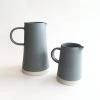 John Ryan Ceramics CONICAL JUG - Soft Grey - Handled - Hand Thrown Contemporary Irish Pottery All Pottery