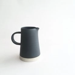John Ryan Ceramics CHARCOAL - Conical Jug - Hand Thrown Contemporary Irish Pottery All Pottery