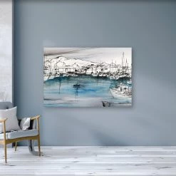 Stephen Farnan Studio Places KILKEEL HARBOUR County Down By Stephen Farnan