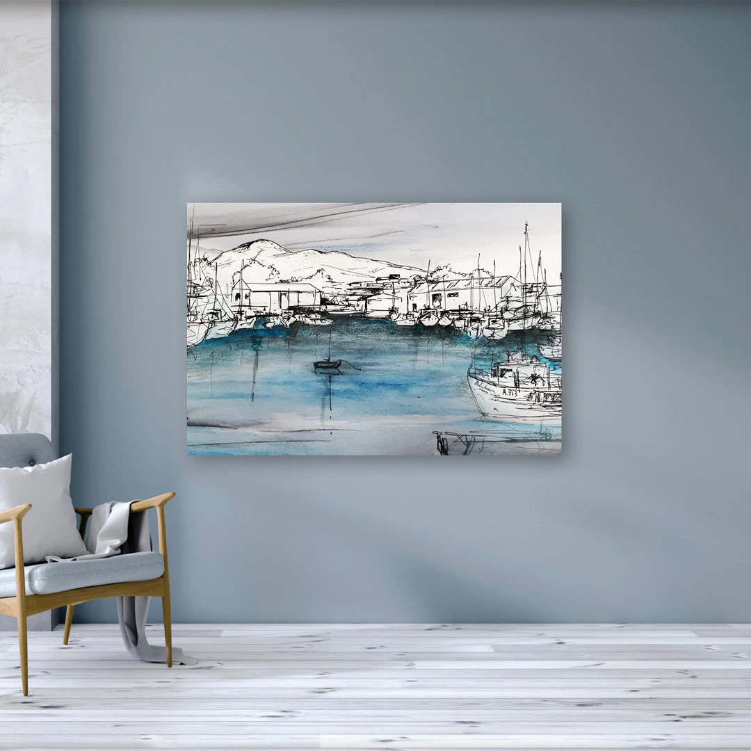 Stephen Farnan Studio Places KILKEEL HARBOUR County Down By Stephen Farnan