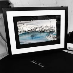 Stephen Farnan Studio Places KILKEEL HARBOUR County Down By Stephen Farnan