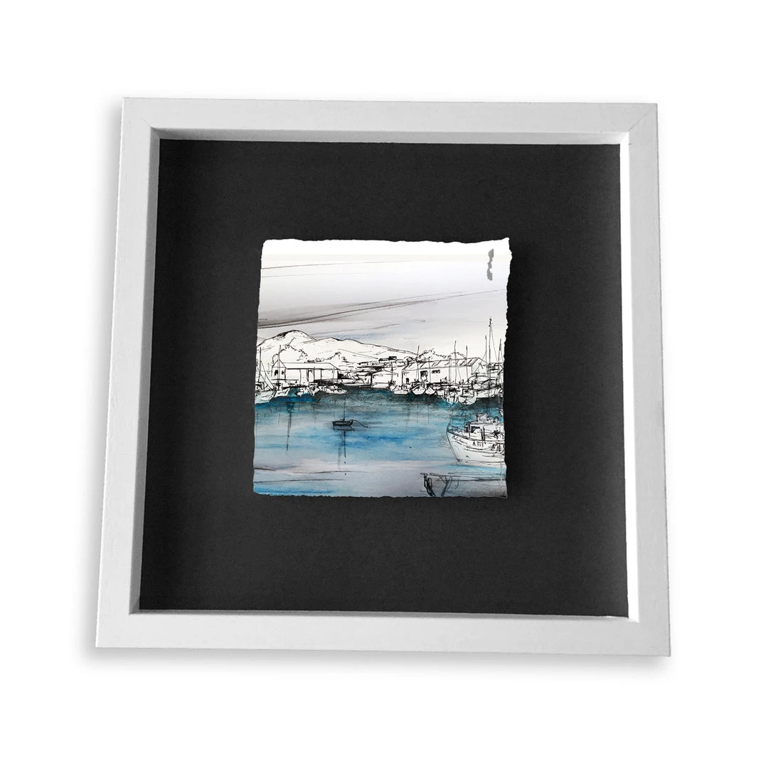 Stephen Farnan Studio Places KILKEEL HARBOUR County Down By Stephen Farnan