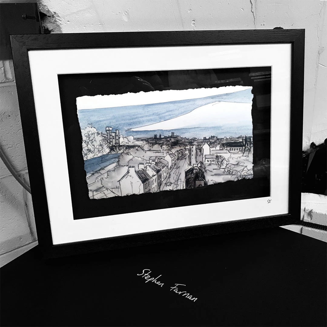 Stephen Farnan Studio Kilkenny From The Lacken Hill - County Kilkenny By Stephen Farnan Places