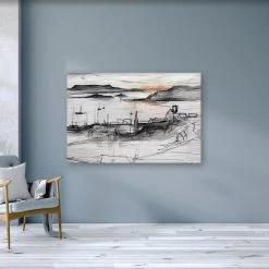 Stephen Farnan Studio Places KILLYBEGS - Fishing Town County Donegal By Stephen Farnan