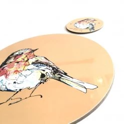 Kathryn Callaghan ROBIN - Placemat / Coaster - Orange Home Accessories