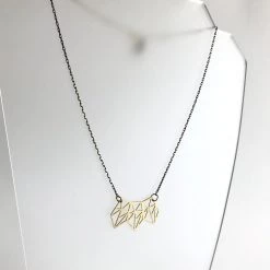 Three Point Brass Necklace - Kaiko - Made In Ireland