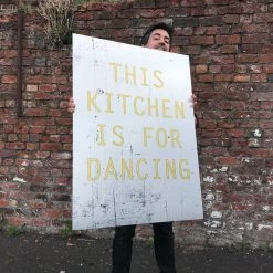 THIS KITCHEN IS FOR DANCING By Typo-gra-phy Contemporary
