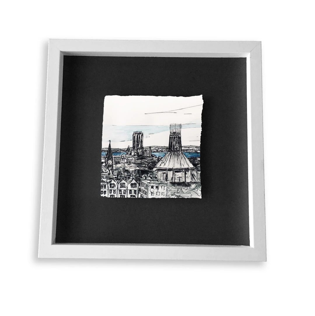 Stephen Farnan Studio LIVERPOOL - Twin Cathedrals Of Liverpool England - By Stephen Farnan Places