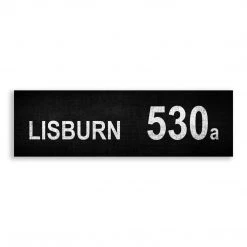 Belfast Canvas Co. Canvas Bus Signs LISBURN 530a