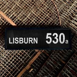 Belfast Canvas Co. Canvas Bus Signs LISBURN 530a