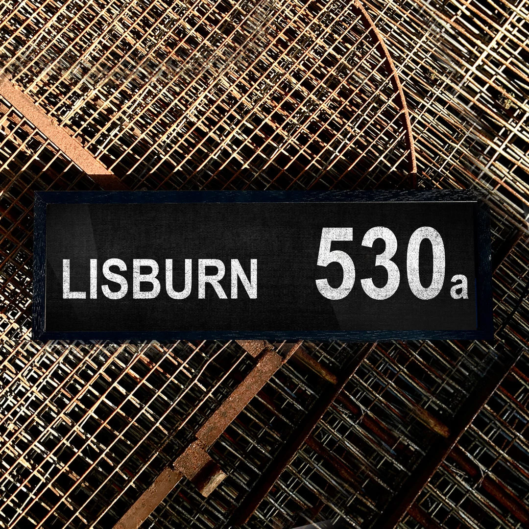 Belfast Canvas Co. Canvas Bus Signs LISBURN 530a