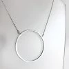 Lynsey DeBurca ANCAIRE - Silver Circle Pendant Necklace - Made In Ireland All Jewellery