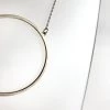Lynsey DeBurca All Jewellery ANCAIRE - Gold Plated Silver Circle Pendant Necklace - Made In Ireland