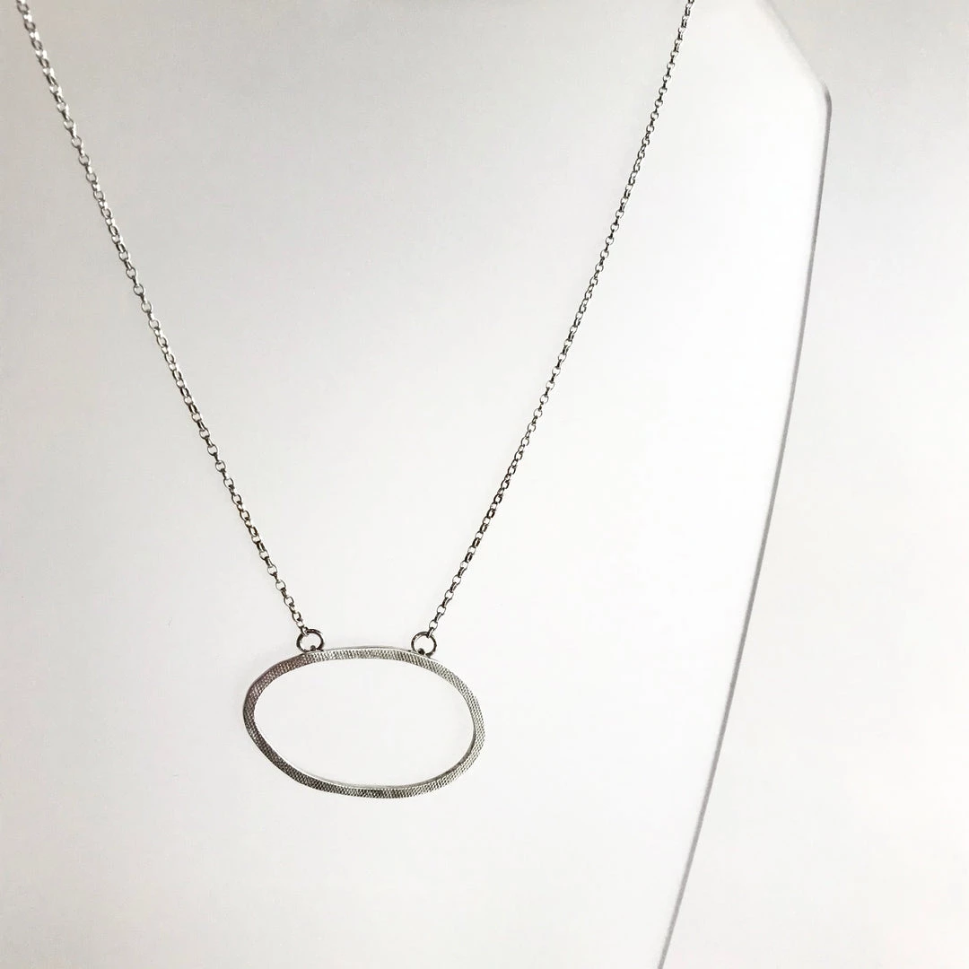 Lynsey DeBurca DRIFT - Textured Organic Pendant Necklace - Made In Ireland